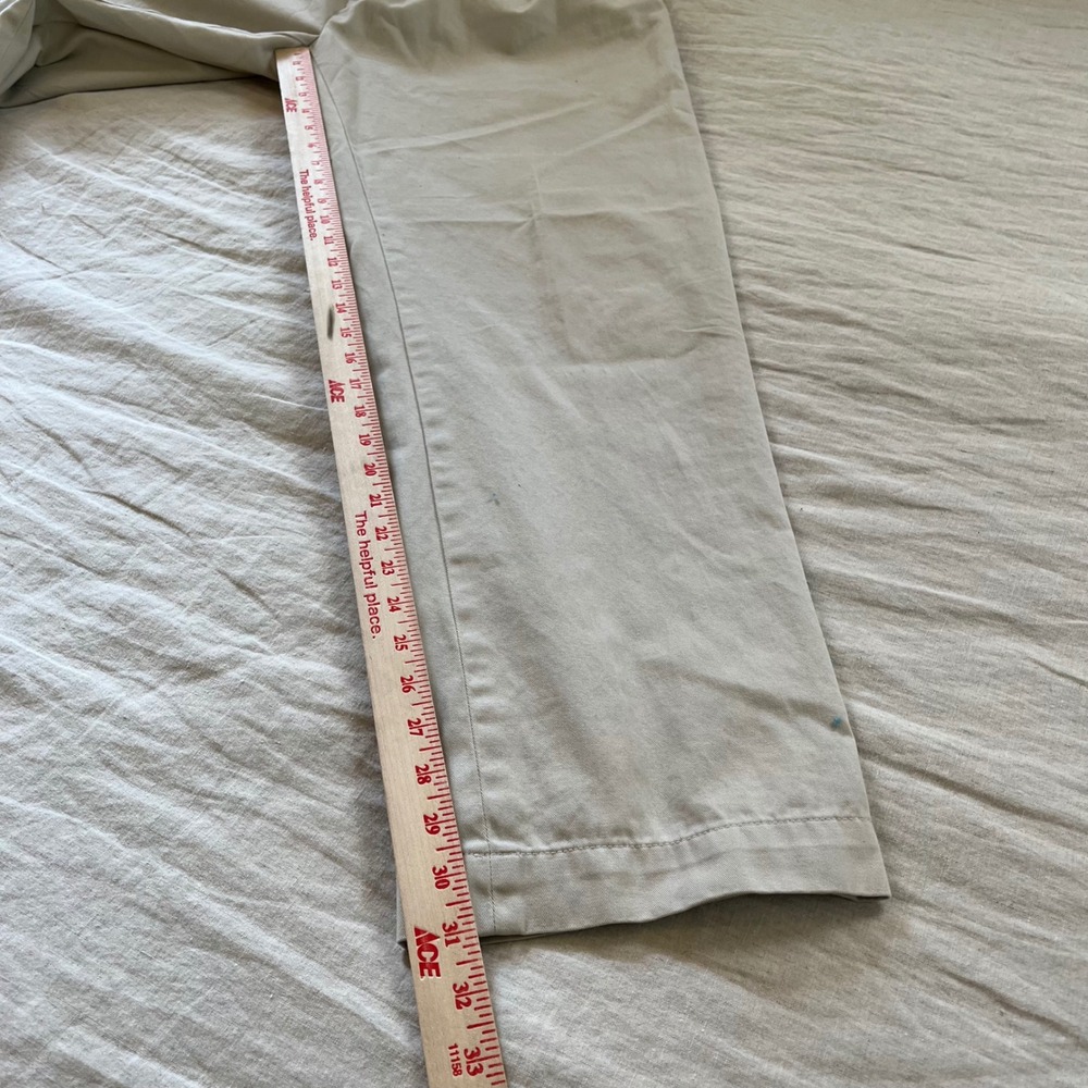 Vintage Polo Ralph Lauren Pleated Chino Pants Mens 35 - Picture 6 of 11